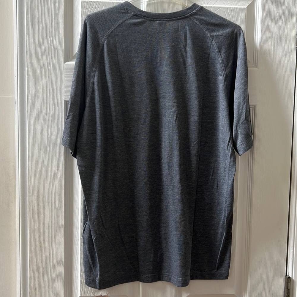 Sportek Grey short-sleeved T-shirt Unisex Size XL